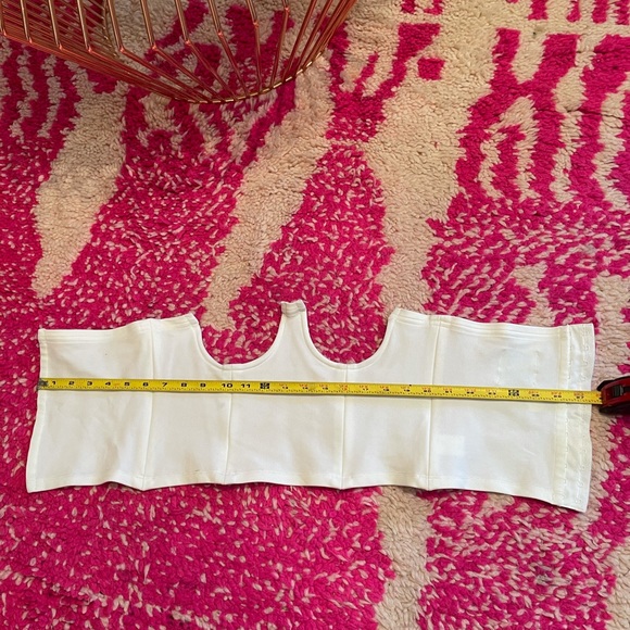 Orseund Iris Structured Corset Top White Medium - Picture 8 of 8